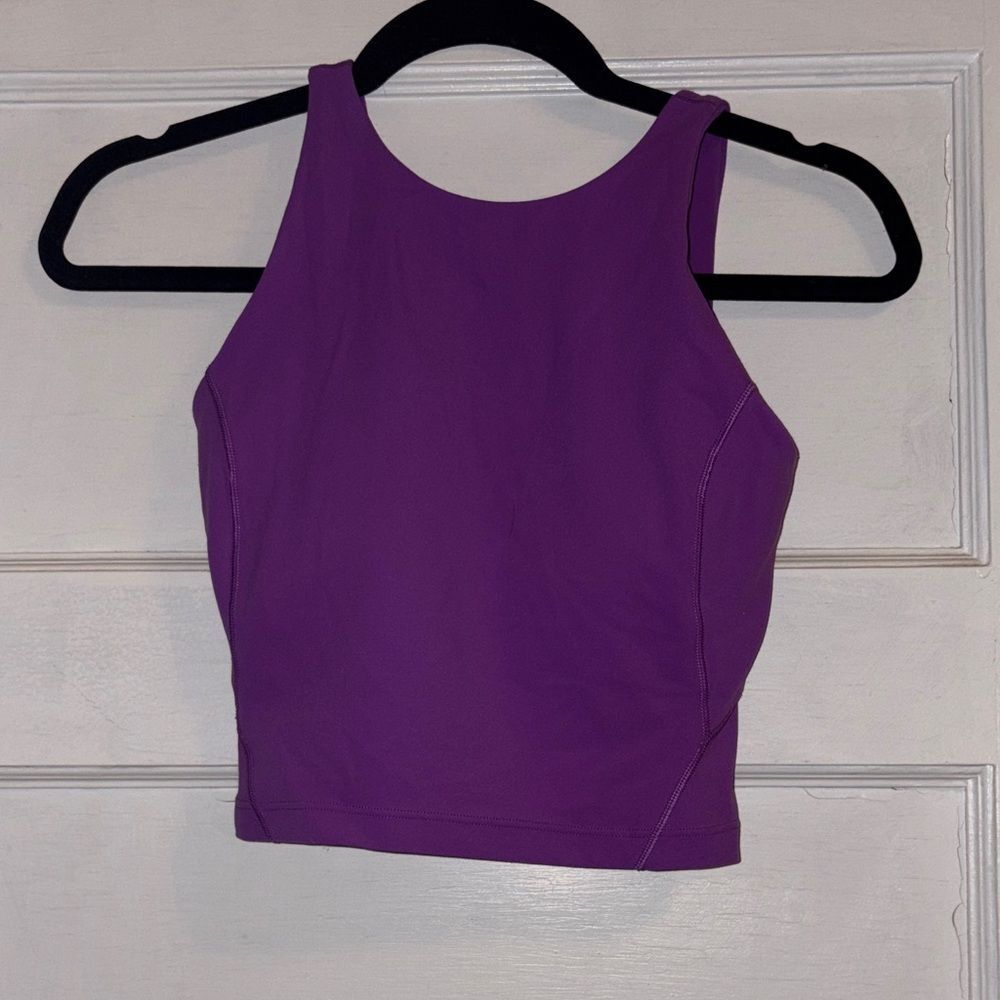 Lululemon Purple Crew Neck Tank Top Size 2